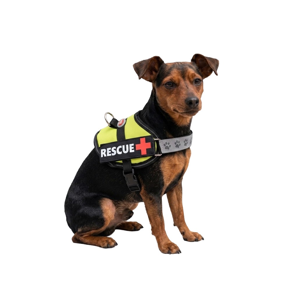 PetNova Szelki dla psa Norweskie RESCUE XS Regulowane Pinczer York